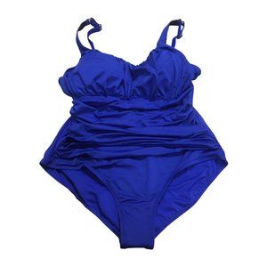 Caribbean Sand Ruched Swimsuit with Tummy